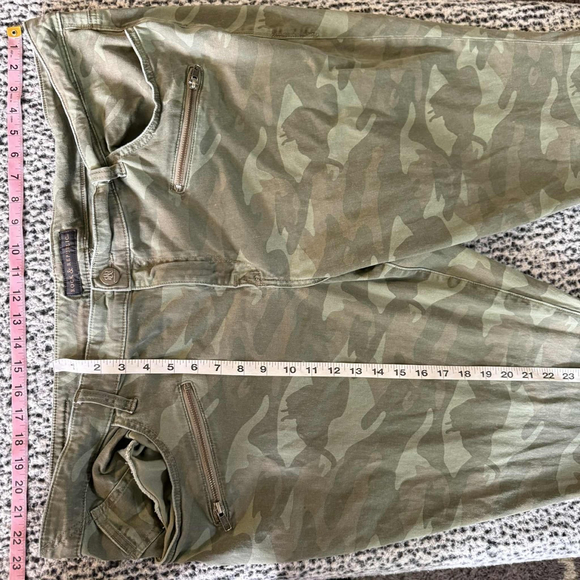Women's Rock & Republic Camo Pants Size 24W Green - Picture 8 of 11
